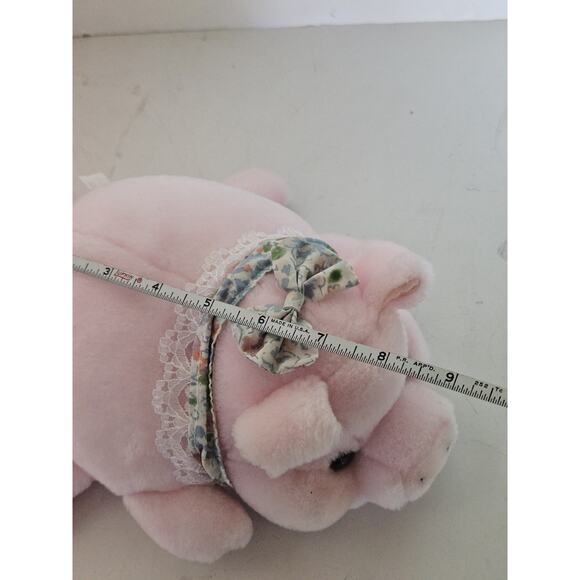 Vintage Stuff Plush Mama Pig And 4 Stuffed Animal Piglets Zippered Tummy Pouch - Picture 10 of 12